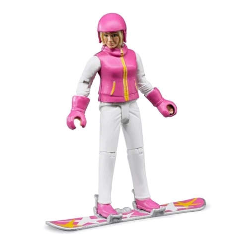 Фигурка сноубордистки Bruder (60420)