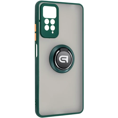 Чохол для телефона ArmorStandart Frosted Matte Ring Dark Green для Xiaomi Redmi Note 12 Pro 4G (ARM68383)