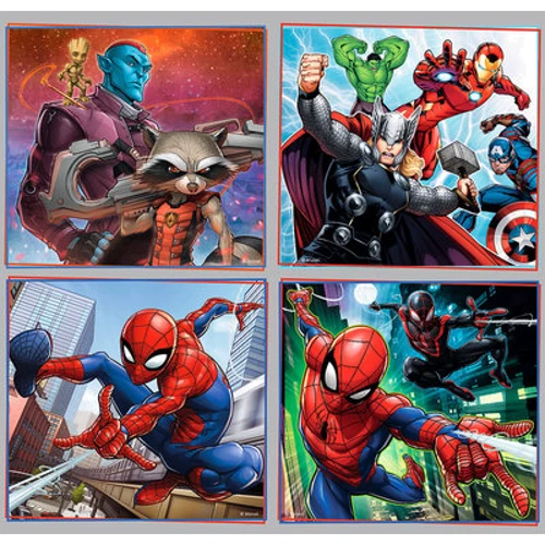 Пазлы Trefl (10в1) Герои MARVEL (90374)