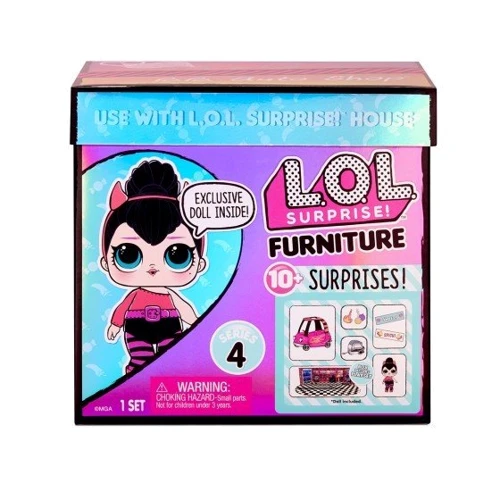 Игровой набор с куклой L.O.L. SURPRISE! серии Furniture Перчинка с автомобилем (572619) фото 4