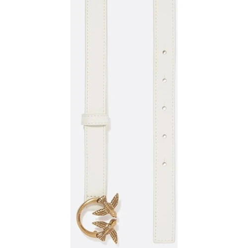 Женский ремень PINKO LOVE BERRY H2 BELT VITELLO SET размер L белый (100143A0F1Z14Q): Пол Женский