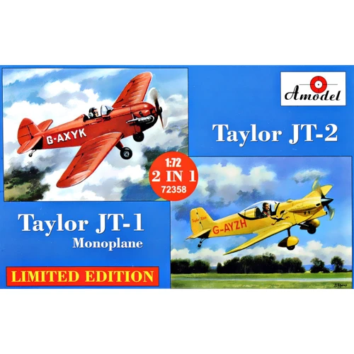 Експериментальні літаки AMODEL Taylor JT-1 monoplane та Taylor JT-2