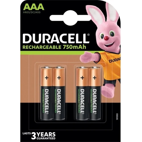 Акумулятори Duracell AAA HR03 750mAh*4 (5007331) фото 6