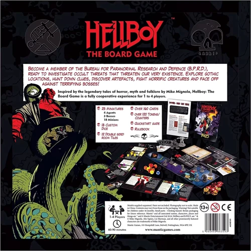 Настільна гра Mantic Games Hellboy - The Board Game - EN Англійською мовою фото 6