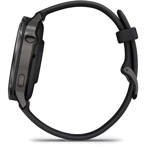 Смарт-часы Garmin Venu 4 41mm Slate with Black Silicone Band (010-03013-02)