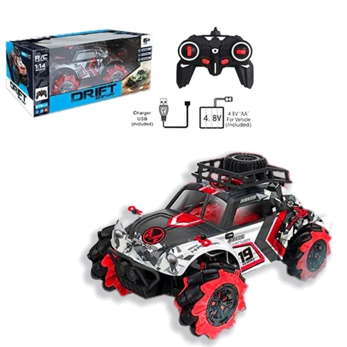 Джип Toy Joy на радиоуправлении 666-147 с небьющимся корпусом (Красный)
