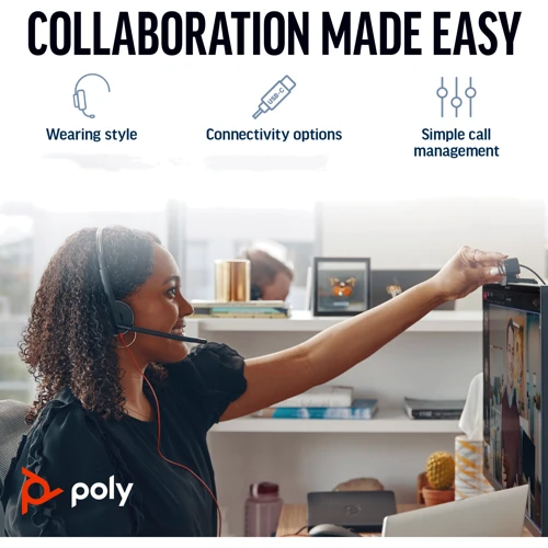 Навушники Poly BlackWire C3210 USB-C HS Mono (8X214AA): Тип кріплення оголовные