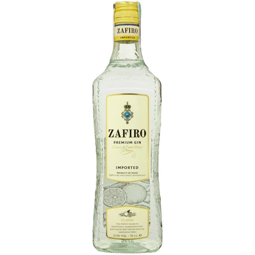 Джин Zafiro Classic 37.5% 0.7 л (FSH_8410028902538)