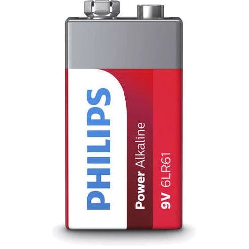 Philips Krona bat Alkaline 1шт PowerLife (6LR61P1B/10) фото 1