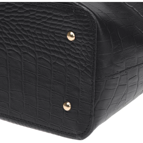 Женская сумка тоут Ricco Grande черная (1l943rep-black): Застежка Молния