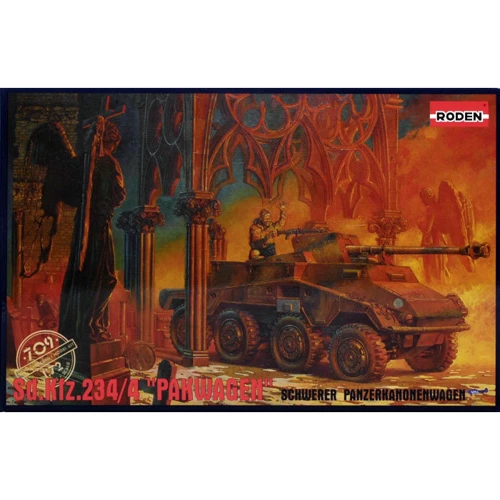 Модель Roden Бронеавтомобиль Sd.kfz. 234/4 (RN709)