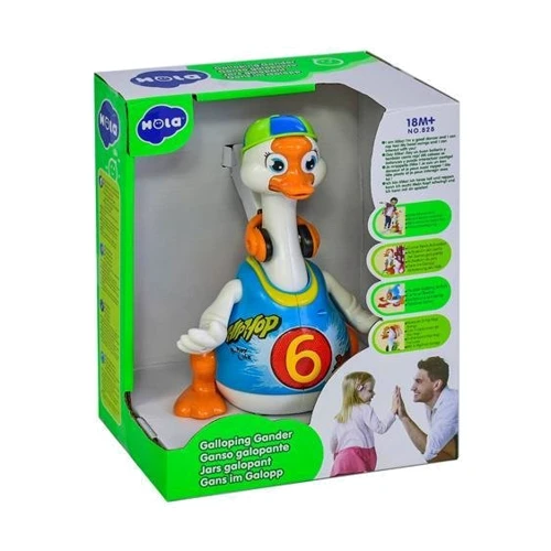 Інтерактивна музична іграшка Hola Toys Танцюючий гусак (828-blue) фото 4