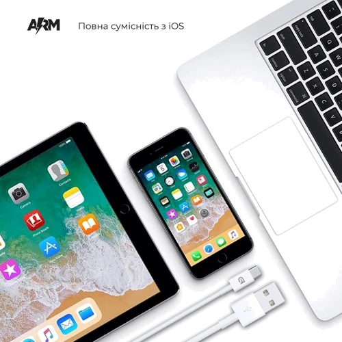 Кабель ArmorStandart USB Cable to USB-C 1m White (ARM58529) фото 3
