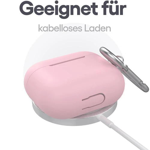 Чохол KeyBudz Elevate Series Keychain Blush Pink (AP3_S5_BPK) for Apple AirPods 3 фото 3