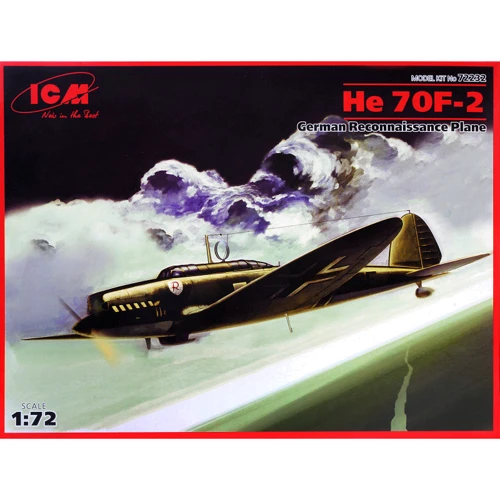 Модель ICM Немецкий самолет-разведчик Heinkel He 70F-2 (ICM72232)