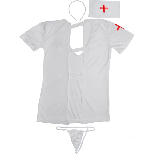 Игровой костюм Медсестра NDS 3021 White/Red M/L (13973)
