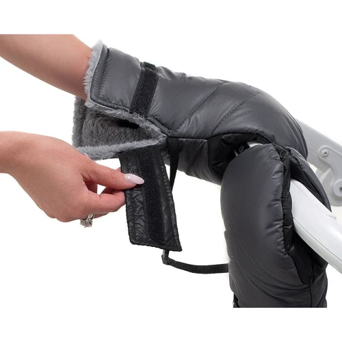 Варежки для коляски Bair Thermo Mittens графитовые 29х15 см: Тип аксессуара варежки