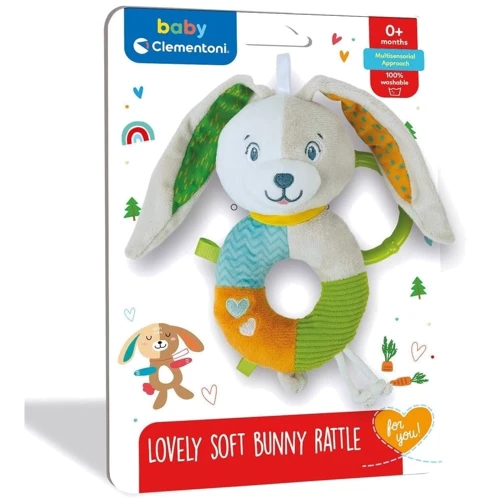 Погремушка Clementoni Lovely Soft Bunny (8005125177875)