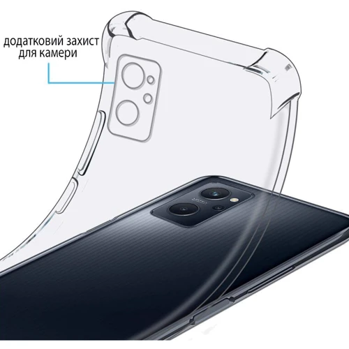 Чохол для телефона BeCover TPU Case Anti-Shock Clear для Realme 9i (708924): Тип накладка на заднюю часть