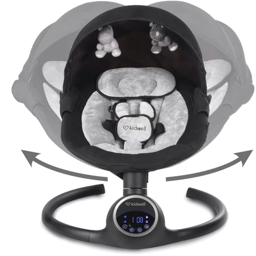 Закачуючий центр Kidwell 2в1 REVE Black/Silver (Hnrt_4852): Вік с рождения