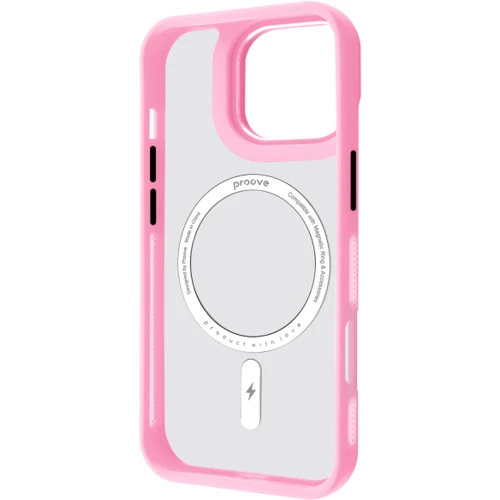 Чехол для iPhone Proove Clear Essence Case with Magnetic Ring Pink Sand for iPhone 16 Pro Max: Тип чехла накладка на заднюю часть