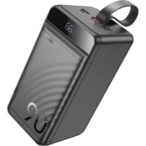 Зовнішній акумулятор Hoco Power Bank 90000mAh J123D Element 22.5W Black: Ємність батареї, мАг 90000