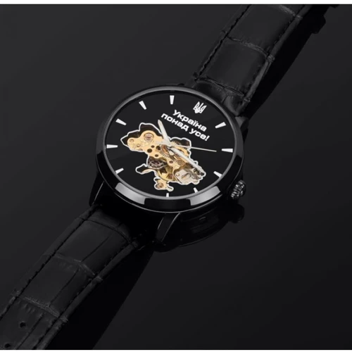 Наручные часы Besta Skeleton UA Black фото 7