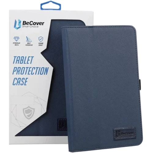 Аксессуар для планшетных ПК BeCover Slimbook Case Deep Blue for Thomson TEO 10 (710129): Цвет синий