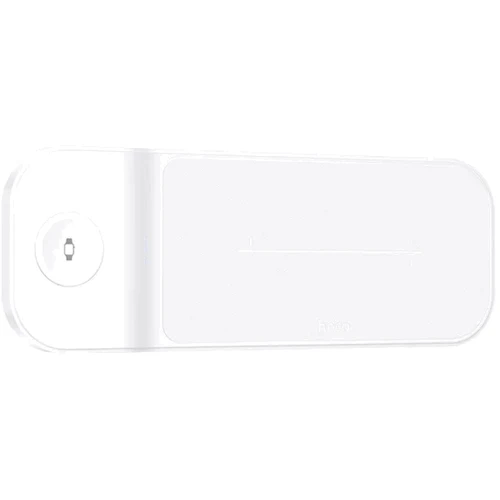 Зарядное устройство Hoco Wireless Charger CQ6 Power 3in1 White for iPhone 16 I 15 I 14 I 13 I 12 series, Apple Watch and Apple AirPods: Особенности Power Delivery (PD), Быстрая зарядка, Для Apple Watch, MagSafe