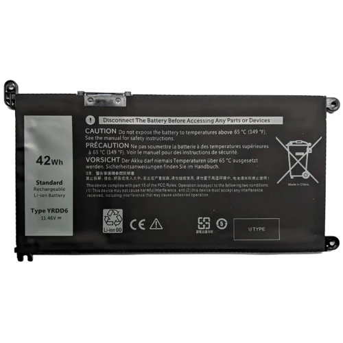 Батарея для ноутбука Dell YRDD6 Inspiron 14Z-5482 11.4V Black 3600mAh OEM (88428)
