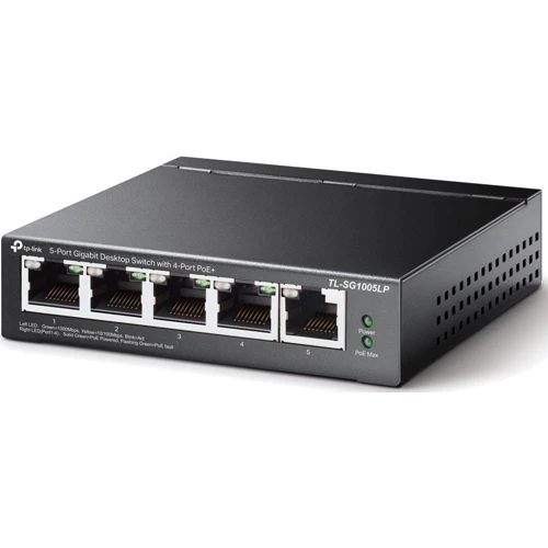 Мережевий комутатор TP-Link TL-SG1005LP: Порти только Gigabit Ethernet (10/100/1000)