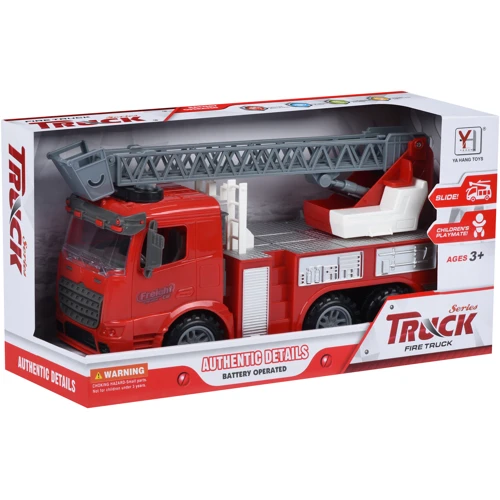 Машинка Same Toy Truck пожарная машина с лестницей со светом и звуком (98-616AUt)