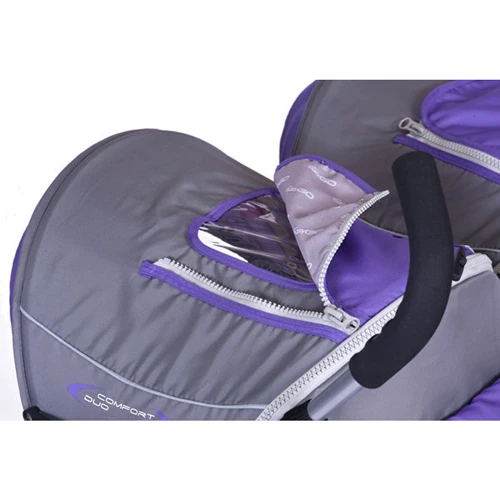 Прогулочная коляска для двойни Easy Go Comfort DUO (violet) фото 5