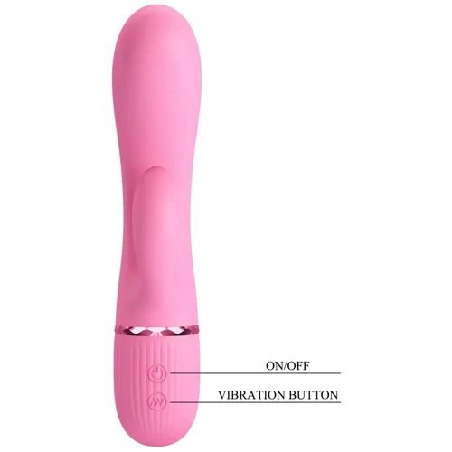 Вибромассажер для стимуляции точки G и клитора LYBAILE Pretty Love Marski Pink (BW-500059)