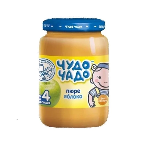 Пюре Чудо-чадо Яблоко без сахара, 170 мл