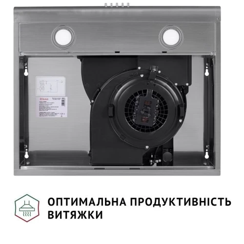 Витяжка Perfelli PL 6022 I LED: Управління механічне