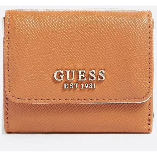 Жіночий гаманець GUESS LAUREL SLG CARD & COIN PURSE коньячний (SWZG8500440-LGC)