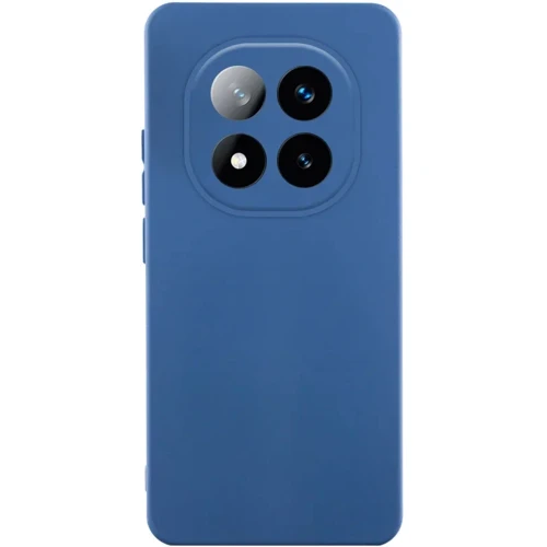 Чохол для телефона TPU Case Getman Liquid Silk Full Camera Navy Blue для Xiaomi Redmi Note 14 Pro 4G