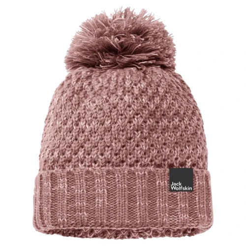 Женская шапка Jack Wolfskin Highloft Knit Cap Women S розовая (1908011_3068)
