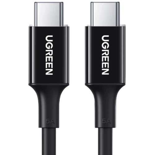 Кабель Ugreen USB-C to USB-C 100W 5A 2m Black (80372)