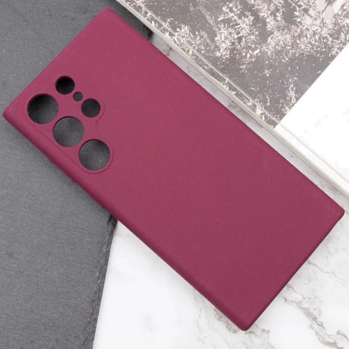 Чохол для телефона Lakshmi Case Silicone Cover Full Camera Plum Samsung S928 Galaxy S24 Ultra: Матеріал силикон