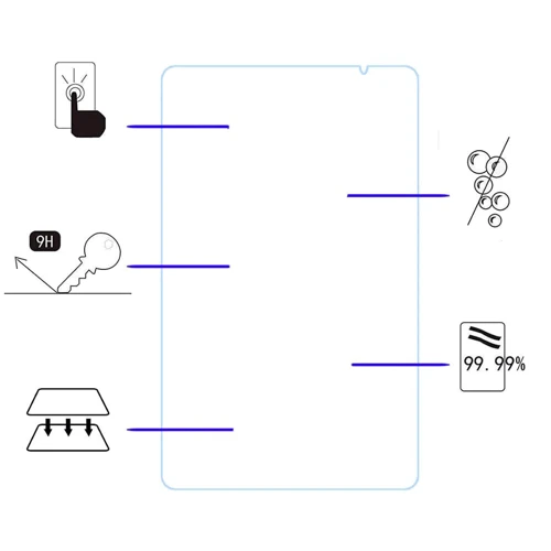 Аксесуар для планшетних ПК BeCover Tempered Glass for Teclast Tab P25T/P26T (710042) фото 2
