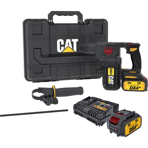Акумуляторний безщітковий перфоратор CAT DX21: Макс. енергія удару, Дж 2.2