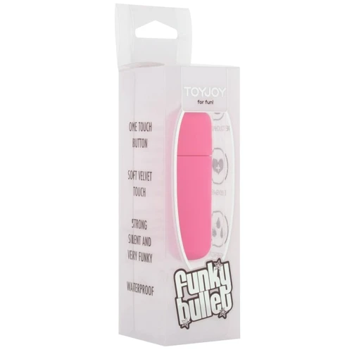 Мини вибратор Funky Bullet, 5Х1,5 см, розовый