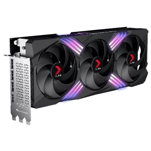 Видеокарта PNY GeForce RTX 4070 Ti 12 GB XLR8 Gaming Verto Triple Fan (VCG4070T12TFXXPB1): Разрядность шины памяти, бит 192