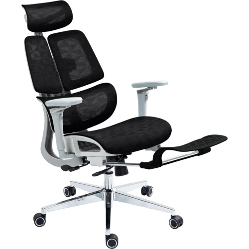 Кресло GT Racer B-2450 White/Black фото 7