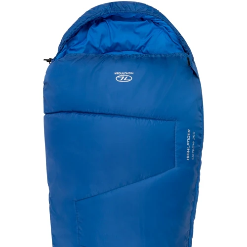 Спальний мішок Highlander Sleepline 250 Mummy / + 5 ° C Deep Blue (Left): Верхня температура комфорту +15°C