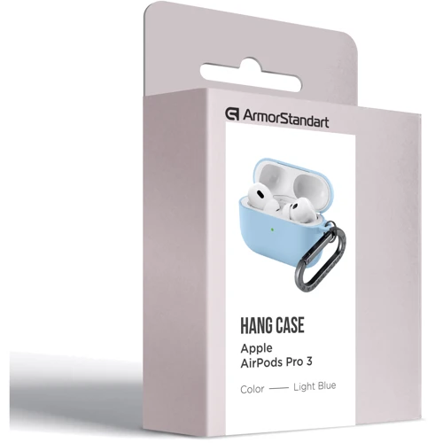 Чохол ArmorStandart Hang Case Light Blue для Apple AirPods Pro 3 (ARM88313)