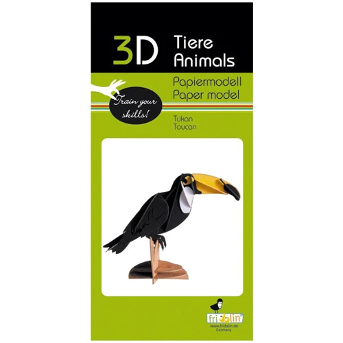 Тукан Toucan Fridolin 3D модель: Вид Флора і фауна