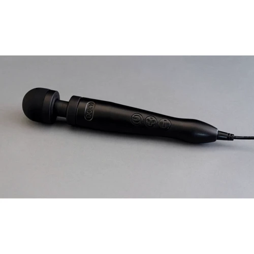 Вибромассажер DOXY Die Cast 3 Matt Black, очень мощный, питание 220В, металлический корпус